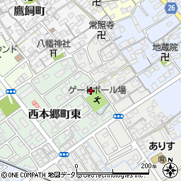 西本郷町公民館周辺の地図