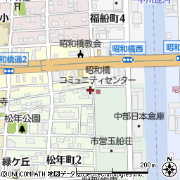 愛知県名古屋市中川区松年町1丁目34周辺の地図