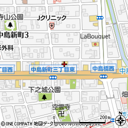 サイクルベースあさひ中川店周辺の地図