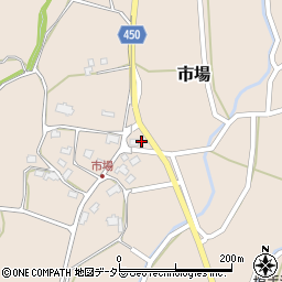 岡山県津山市市場1028周辺の地図