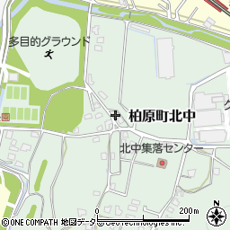 兵庫県丹波市柏原町北中471周辺の地図