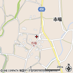 岡山県津山市市場1558周辺の地図