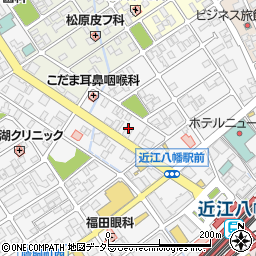 セコム株式会社　近江八幡営業所周辺の地図