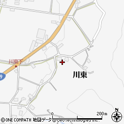 岡山県美作市川東215周辺の地図