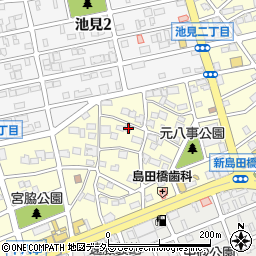 愛知県名古屋市天白区元八事2丁目80周辺の地図