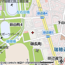 ＮＴＴ師長社宅周辺の地図