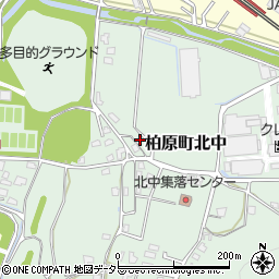 兵庫県丹波市柏原町北中467周辺の地図