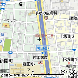 愛知県名古屋市瑞穂区新開町12周辺の地図