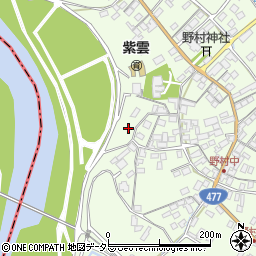 滋賀県近江八幡市野村町841周辺の地図
