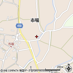 岡山県津山市市場1045周辺の地図