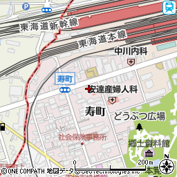 ヴィラ武智寿町周辺の地図