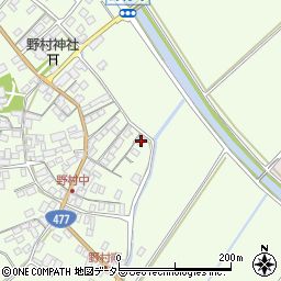 滋賀県近江八幡市野村町1412周辺の地図