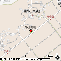 小山神社周辺の地図