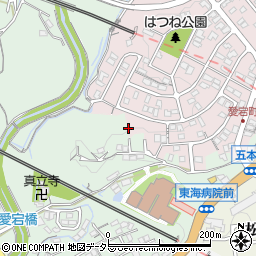 静岡県三島市初音台10周辺の地図