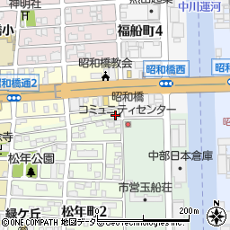 愛知県名古屋市中川区松年町1丁目1周辺の地図