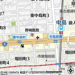 名古屋銀行東中島支店 ＡＴＭ周辺の地図