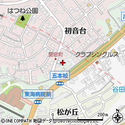 静岡県三島市初音台15周辺の地図