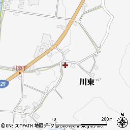 岡山県美作市川東216周辺の地図