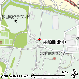 兵庫県丹波市柏原町北中467-1周辺の地図