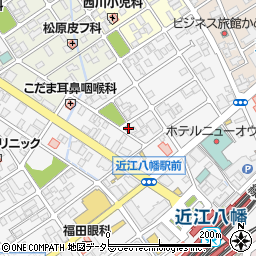 滋賀県近江八幡市鷹飼町1539-2周辺の地図