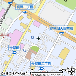 滋賀県大津市今堅田2丁目38-33周辺の地図