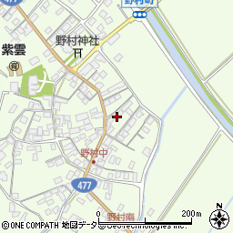 滋賀県近江八幡市野村町1418周辺の地図