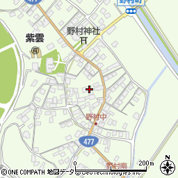 滋賀県近江八幡市野村町872周辺の地図