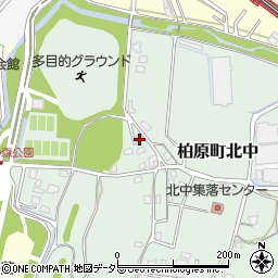 兵庫県丹波市柏原町北中536周辺の地図