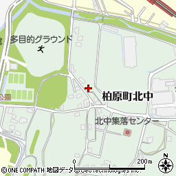 兵庫県丹波市柏原町北中468周辺の地図