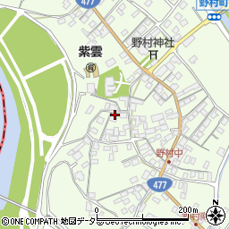 滋賀県近江八幡市野村町855周辺の地図