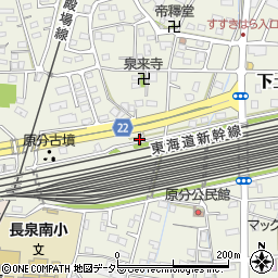 静岡県駿東郡長泉町下土狩1590-1周辺の地図