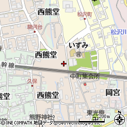 静岡県沼津市東熊堂103-5周辺の地図