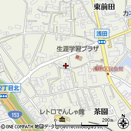 愛知県日進市浅田町西前田7周辺の地図