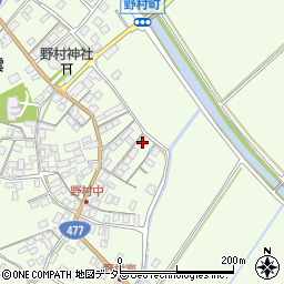 滋賀県近江八幡市野村町1413周辺の地図