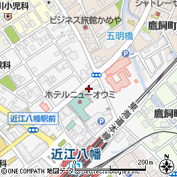 滋賀県近江八幡市鷹飼町1478周辺の地図