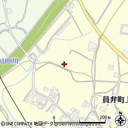 三重県いなべ市員弁町上笠田2241周辺の地図