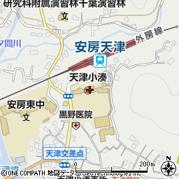 鴨川市立天津小湊小学校周辺の地図