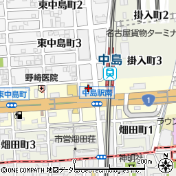 Ｔ．ＣｌｅａｒＮＡＩＬ中島店周辺の地図