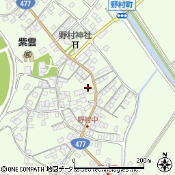 滋賀県近江八幡市野村町883周辺の地図