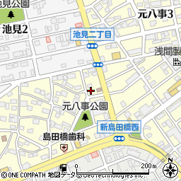 愛知県名古屋市天白区元八事2丁目154周辺の地図
