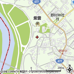 滋賀県近江八幡市野村町839周辺の地図