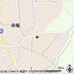 岡山県津山市市場845周辺の地図