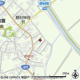 滋賀県近江八幡市野村町1415周辺の地図