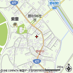 滋賀県近江八幡市野村町873周辺の地図