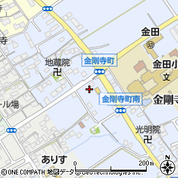 滋賀県近江八幡市金剛寺町346周辺の地図