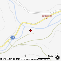 愛知県北設楽郡設楽町東納庫松葉周辺の地図