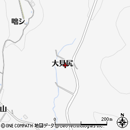 愛知県豊田市綾渡町大見尻周辺の地図