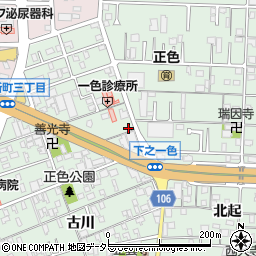 愛知県名古屋市中川区下之一色町波花122-2周辺の地図