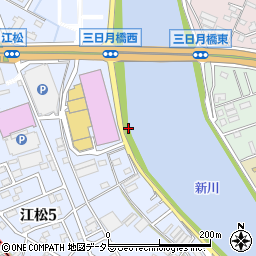 愛知県名古屋市中川区富田町大字江松三日月周辺の地図