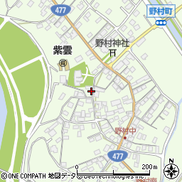 滋賀県近江八幡市野村町848周辺の地図